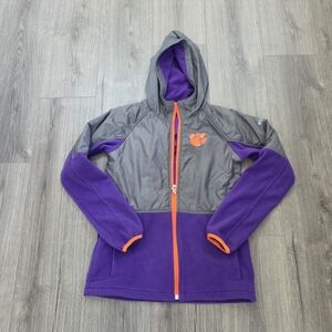 Columbia Clemson Tigers Fleece Jacket Youth Size Large 14/16